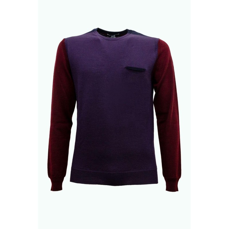 maglioncino +39 masq UOMO MULTICOLORE I18-MA080160-14-00 vista frontale