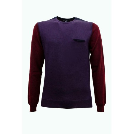 maglioncino +39 masq UOMO MULTICOLORE I18-MA080160-14-00 vista frontale