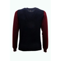 maglioncino +39 masq UOMO MULTICOLORE I18-MA080160-14-00 vista posteriore