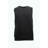 maglioncino smanicato +39 masq UOMO NERO I20-MASQ9007-14-00 vista frontale