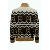 maglione +39 masq UOMO MULTICOLORE A FANTASIA I20-MASQ9914-12-02 vista posteriore