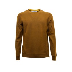 maglioncino mqj UOMO MARRONE CHIARO I20-MQJ8000/T-12-00 vista frontale