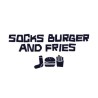 Socks burger and fries